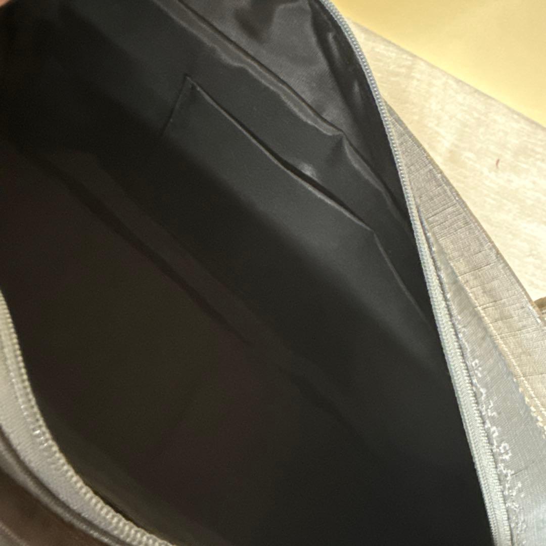 専用商品　未使用　和装用　利休　バッグ　紬　グレー