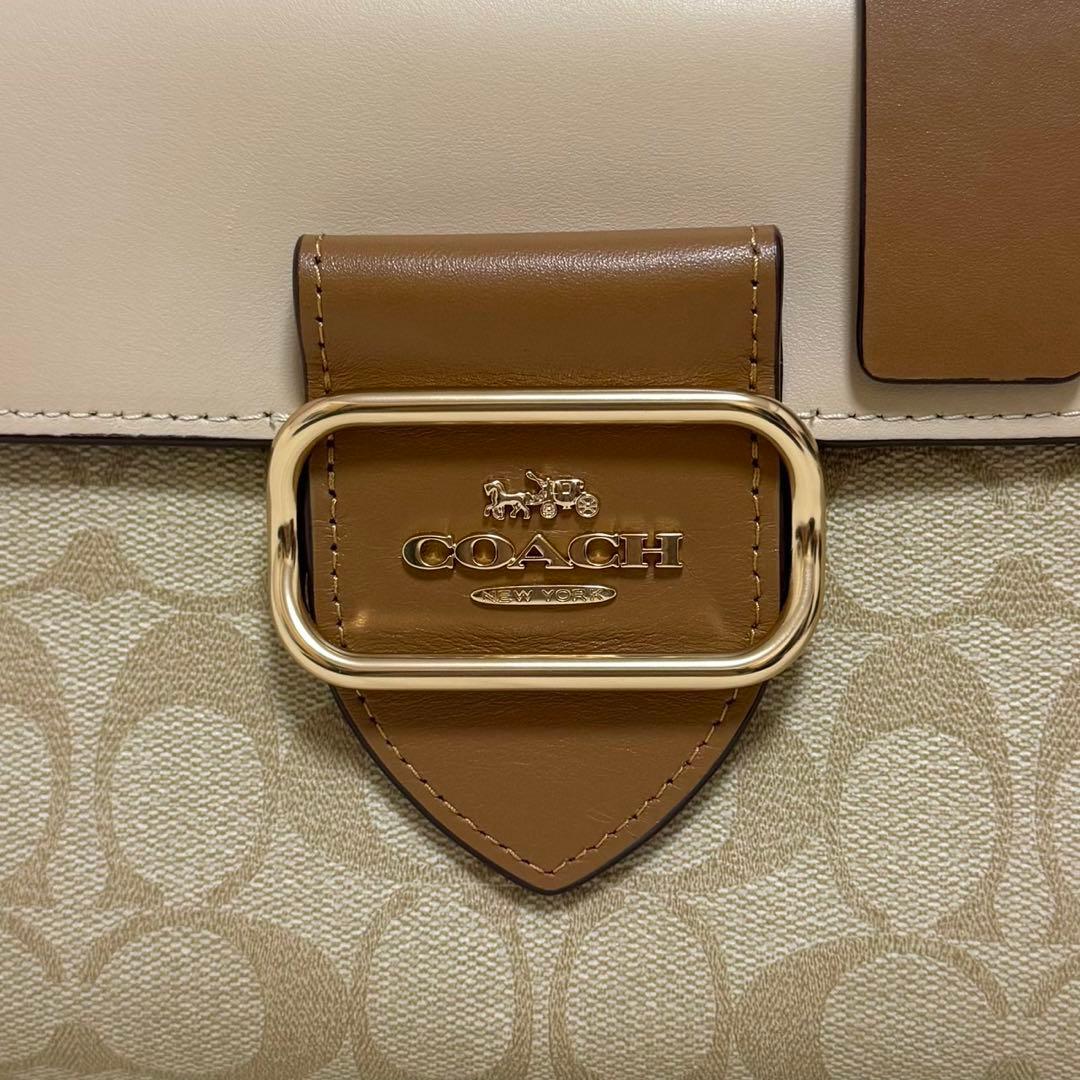 美品✨　COACH コーチ　モーガン　ショルダー　バッグ　シグネチャー
