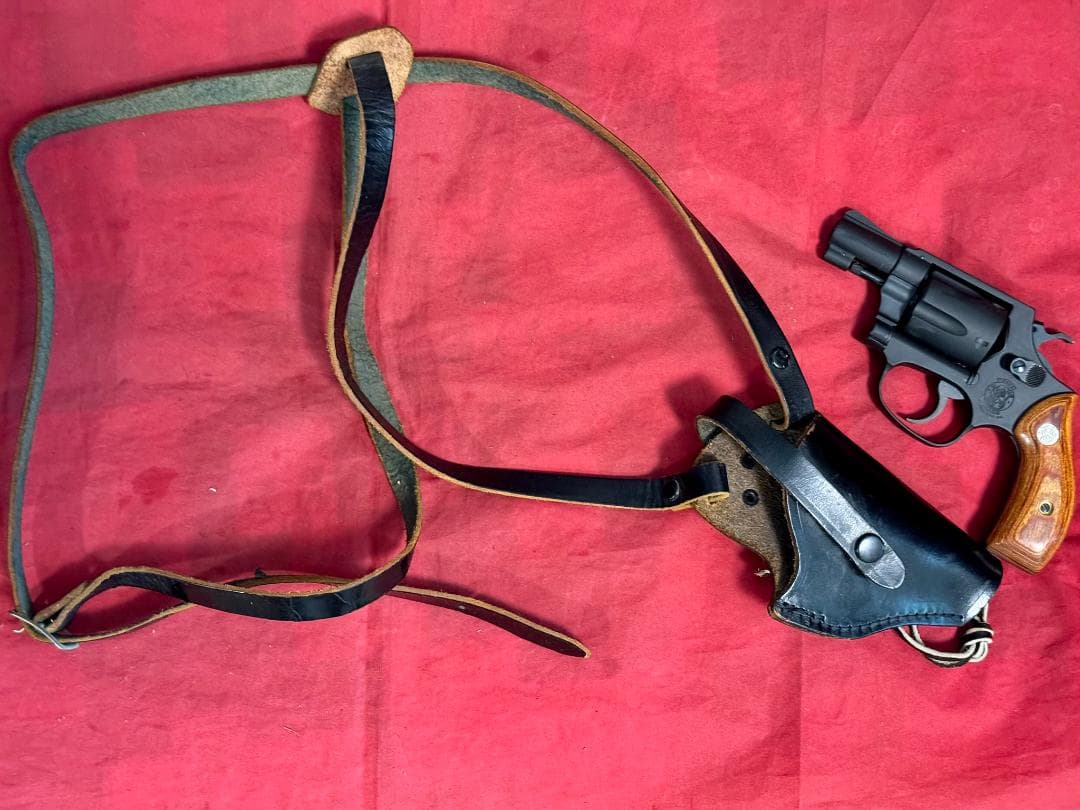 整備済 小型リボルバー用 ショルダーホルスター ヒップホルスター
