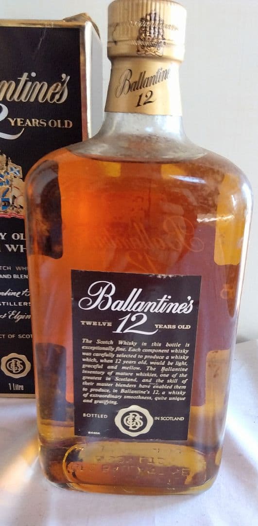 古酒 バランタイン 12年 ビンテージ ウイスキー 特級 未開栓 1L 古酒