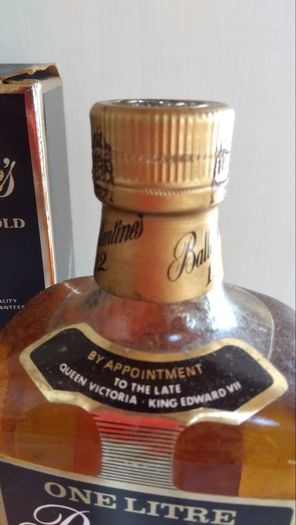 古酒 バランタイン 12年 ビンテージ ウイスキー 特級 未開栓 1L 古酒