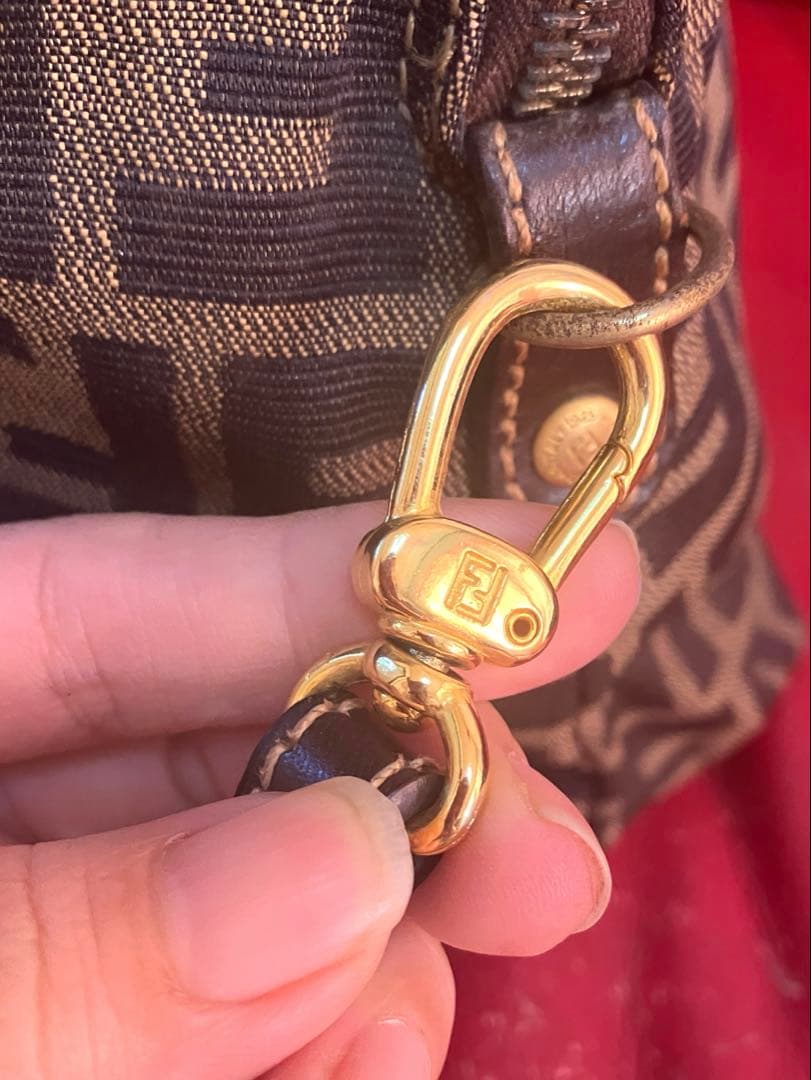 美品　FENDI ズッカ柄　2way ショルダーバッグ　フェンディ