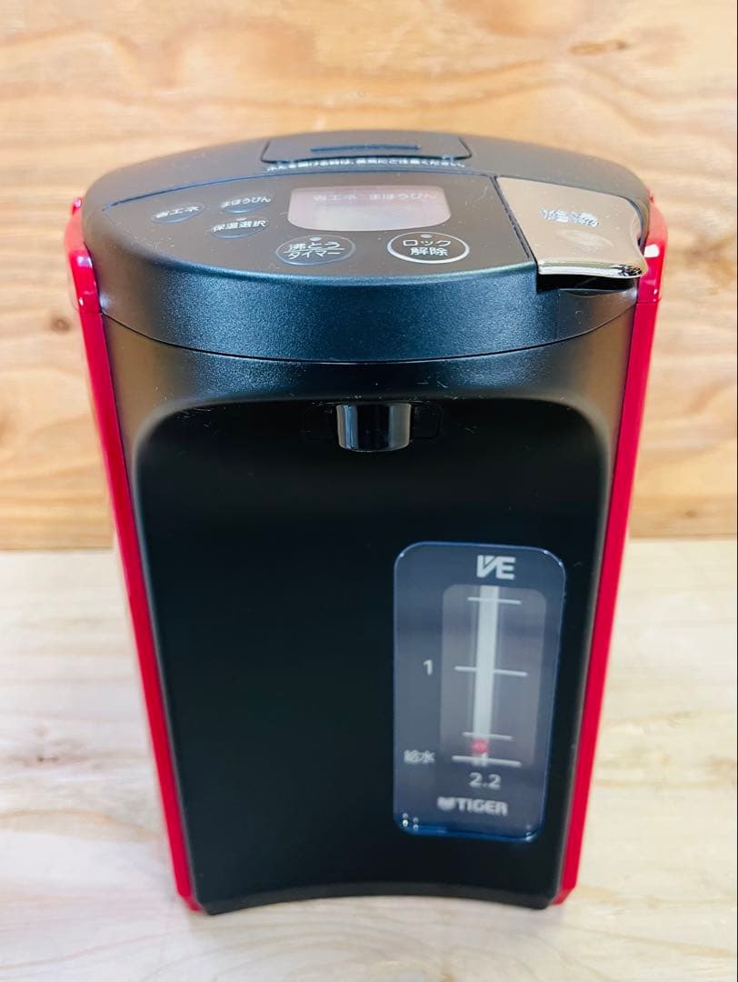美品 TIGER 2.2L VE電気まほうびん とく子さん PIP-A221R
