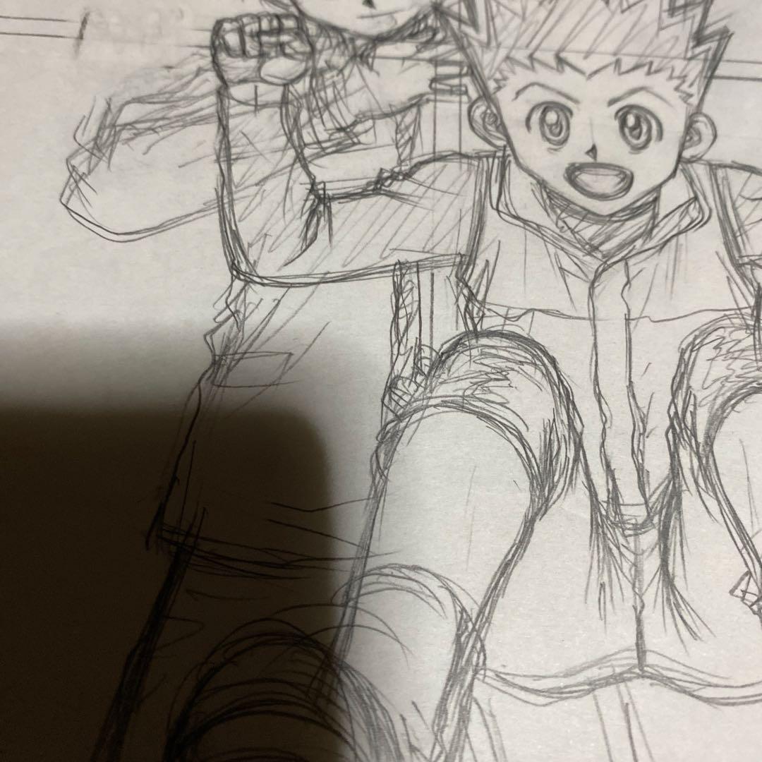 ハンター×ハンター ラフ画と下敷きの通販はau PAY マーケット - 輸入