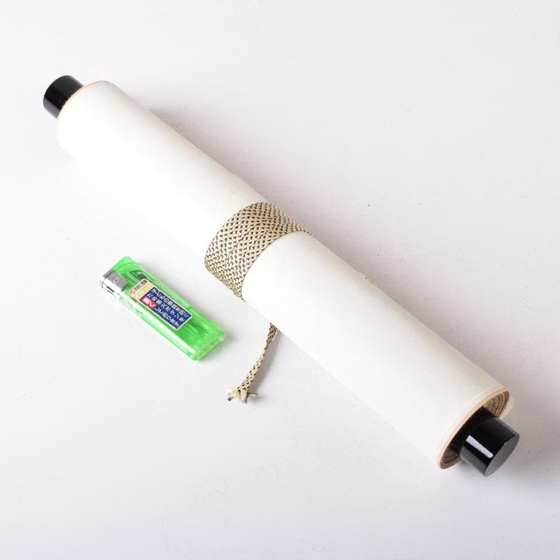 掛軸 前大徳 秋吉碩道筆 一行書 「秋来黄葉落紛々」 共箱 C 7740A