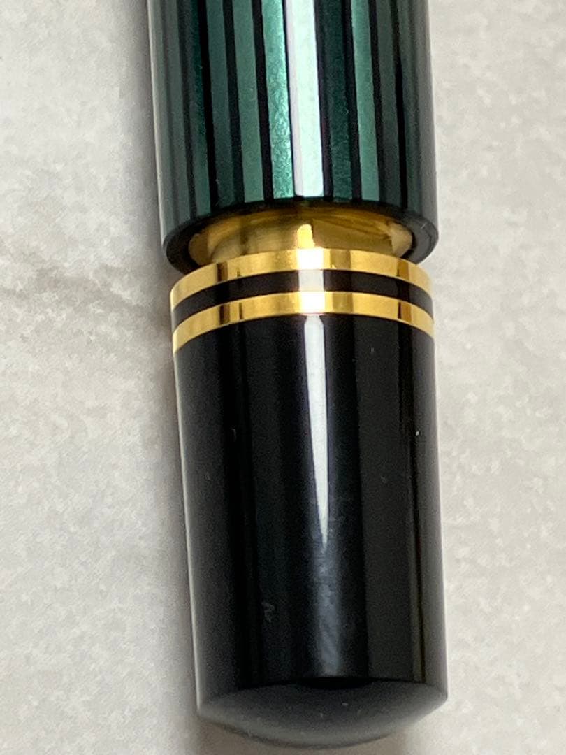 未使用品☆Pelikan ペリカン 万年筆 スーベレーン グリーンストライプ