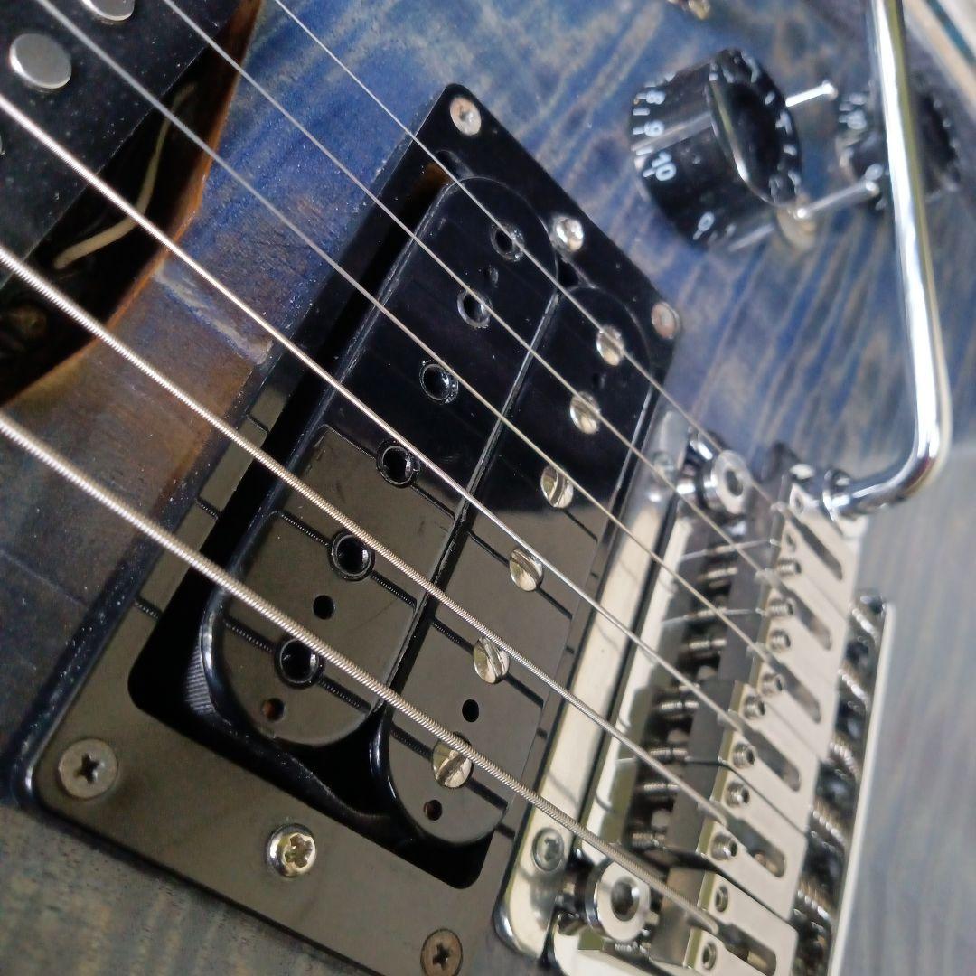 ９０年代　純国産　レア！　フレイムメイプル エレキギター　中信楽器製造