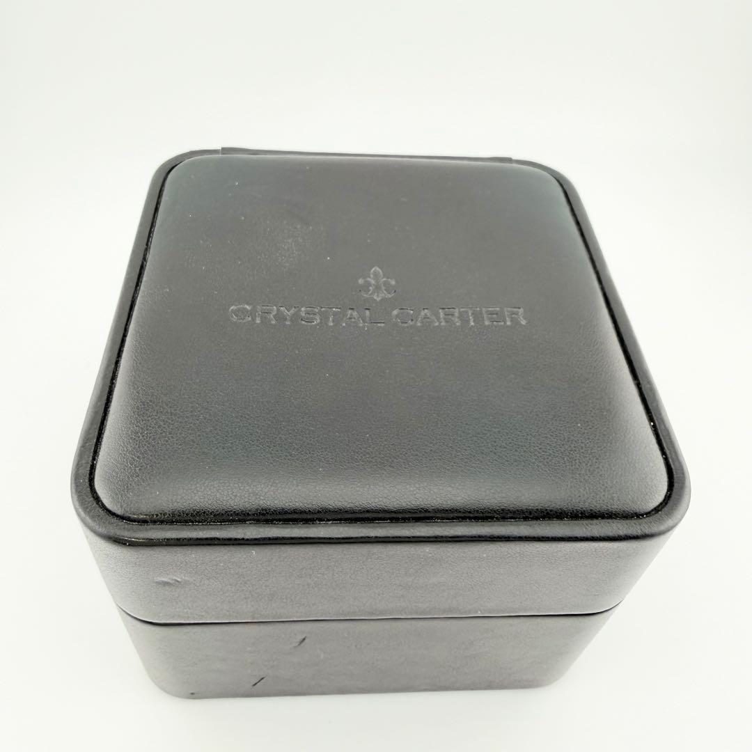 美品 クリスタルカーター FELIX 2 ゴールド メンズ クォーツ腕時計