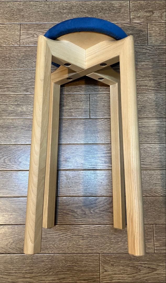 匠工芸 マッシュルームスツール ブルー サイズS