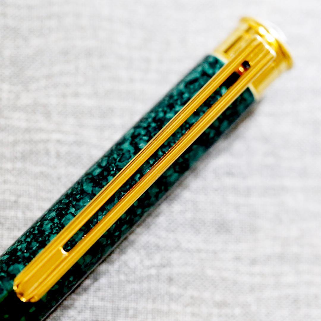 送料込み】モンブラン 万年筆 ノブレス グリーンマーブル