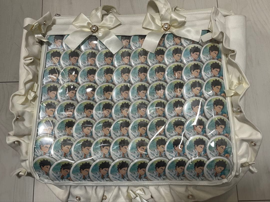 ハイキュー 岩泉一 横断幕 缶バッジ 痛バッグ