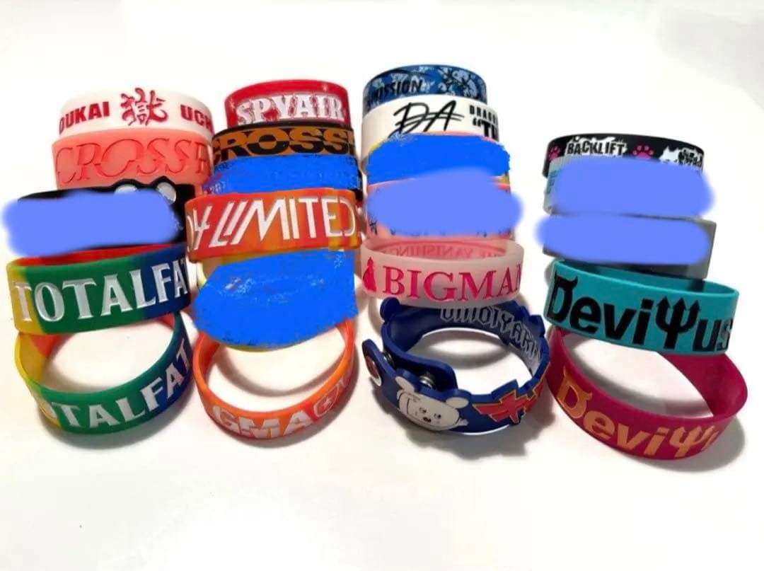 邦ロックバンド ラバーバンド22個セット - メルカリ