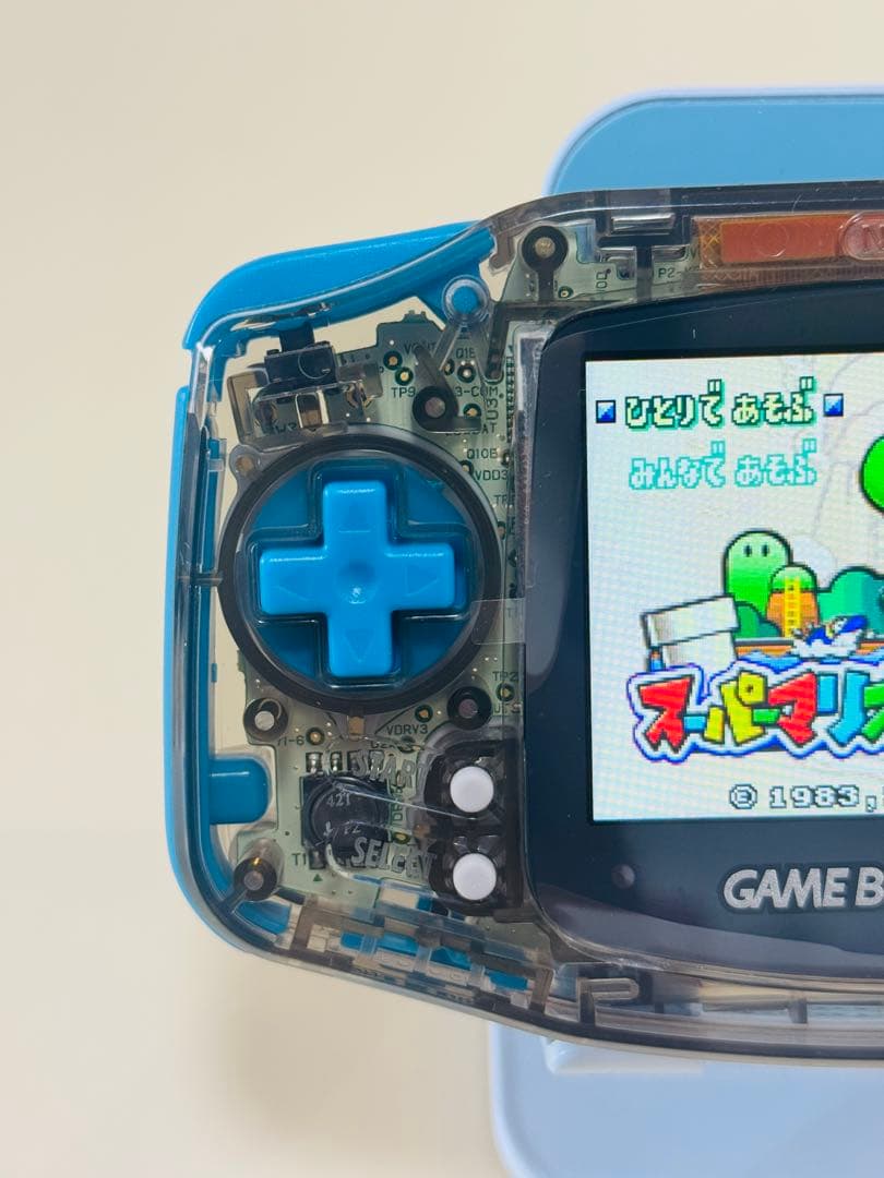 ゲームボーイアドバンスSP シルバー 「スーパーマリオアドバンス4