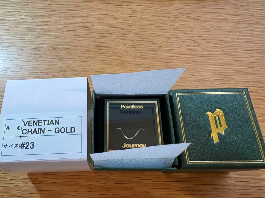 アクセサリー Pointless Journey VENETIAN CHAIN-GOLD1