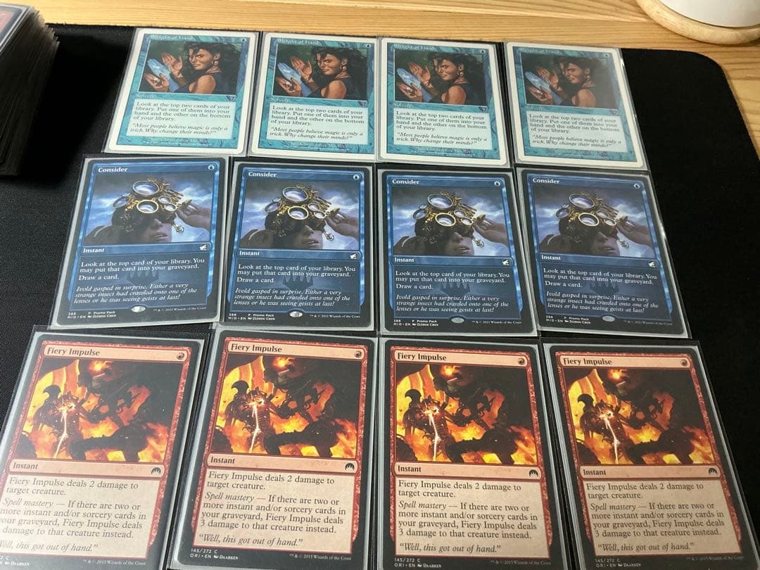 MTG】パイオニア イゼットフェニックス デッキ、サイド、おまけ付