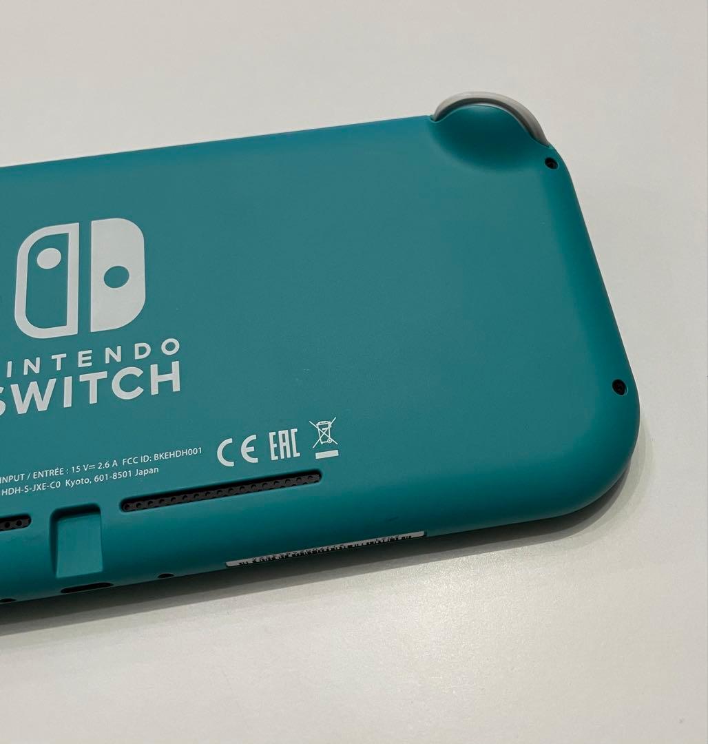 未使用に近い❤︎Nintendo Switch Liteターコイズ 本体 充電器◎