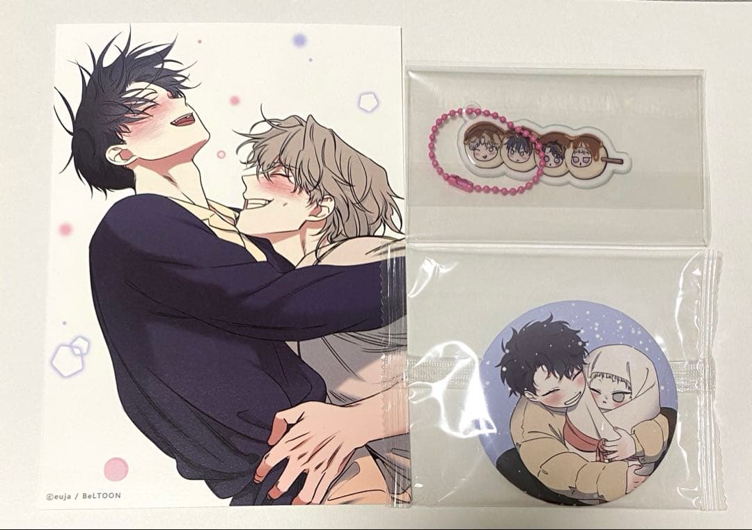 韓国BL『水辺の夜』日本限定 特典【マランキーリング/缶ミラー/カード】