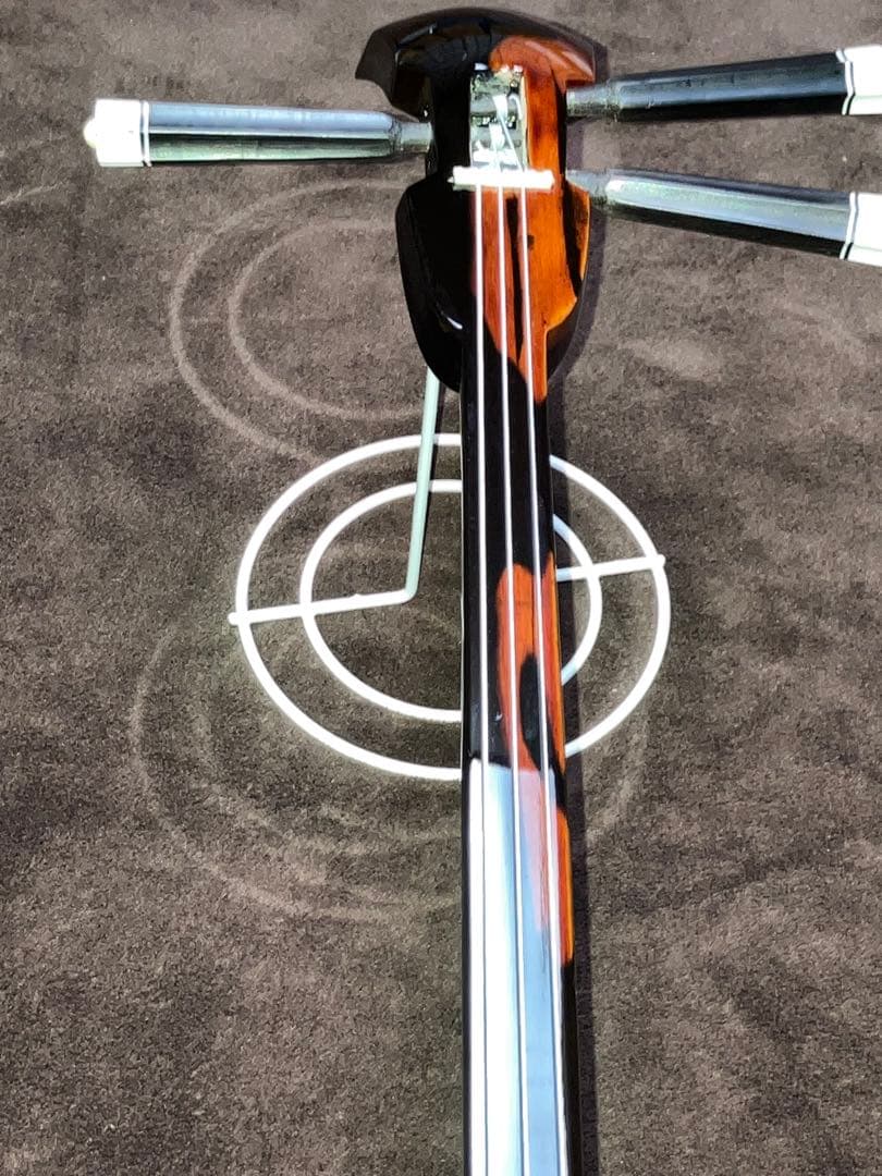 沖縄三線ワンランク上(上質黒檀)真壁型本皮一枚張りスンチ塗り期間限定