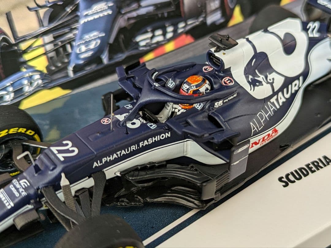 CK別注 1/43 アルファタウリ AT02 角田裕毅 2021 デビュー戦9位