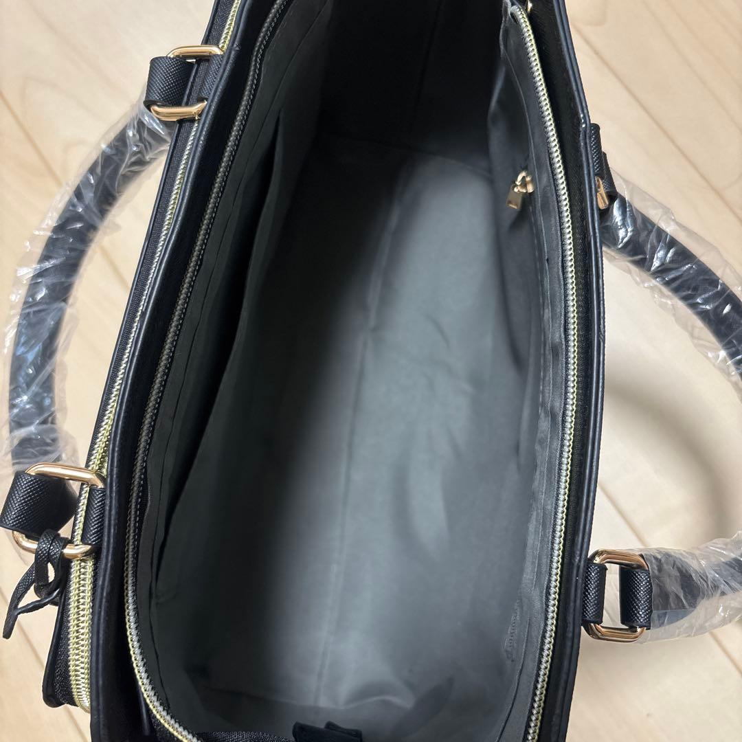 《推し事バッグ》クリアポケット付きトートバッグ