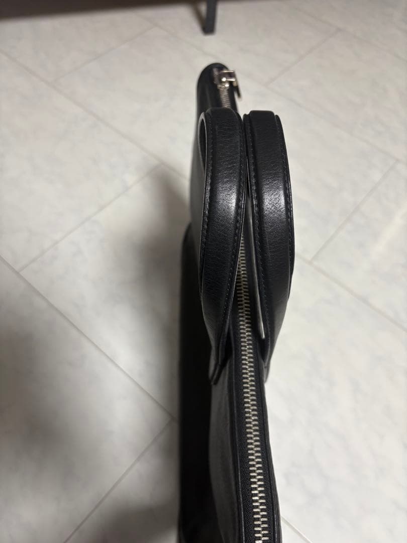 LOEWE ブラック レザートートバッグ