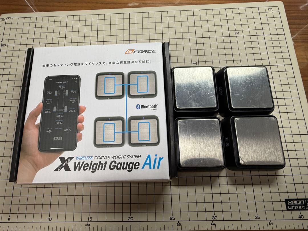 ガ*ツ様 X Weight Gauge Air コーナーウェイト測定システム 4