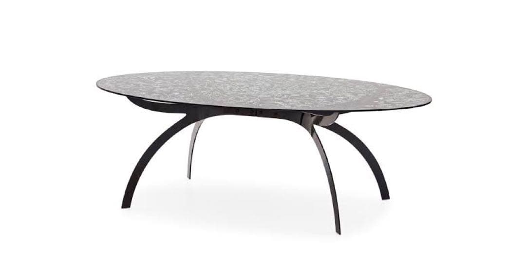 トード・ボーンチェ 「GLASS OVAL TABLE」　moroso社