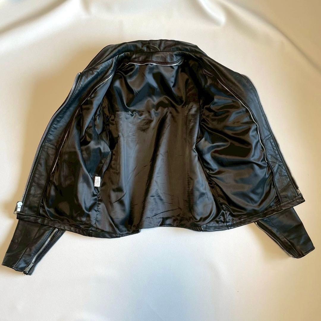 ショット】シングルライダース レザージャケット 643E USA製 40 L