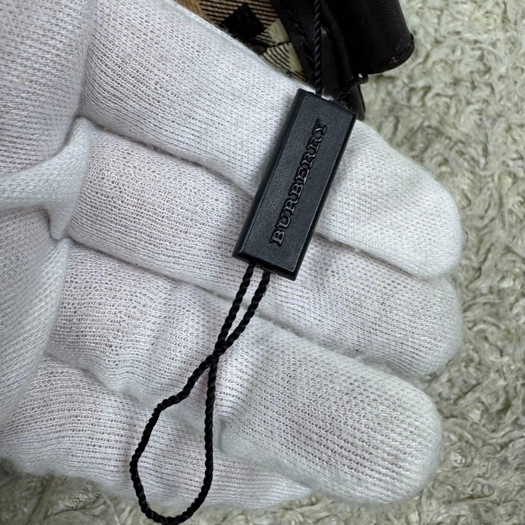 バーバリー ワンショルダーバッグ ハウスチェック ホースロゴ PVC レザー