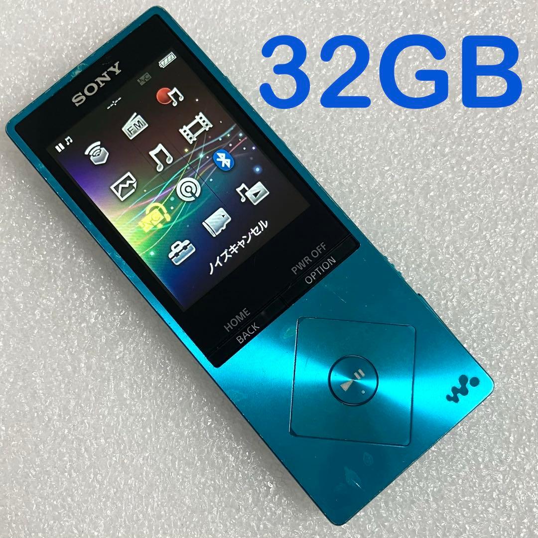 バッテリー良好】 ソニー ウォークマン NW-A16 32GB ブルー あおー