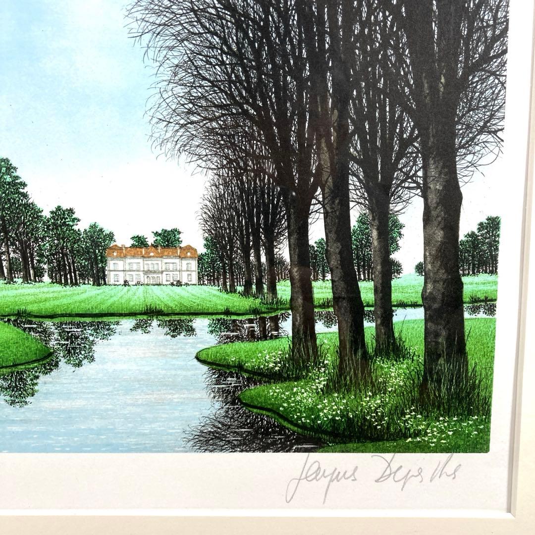 ジャック ・ デペルト フォレストオークゴルフ場 リトグラ