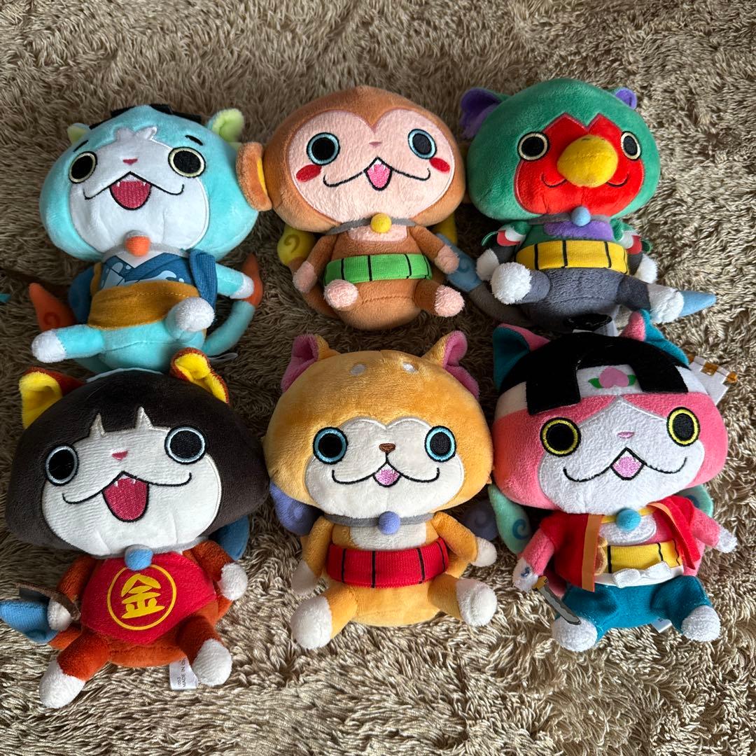 妖怪ウォッチ ヨロズマート ぬいぐるみ6体⭐︎ - メルカリ