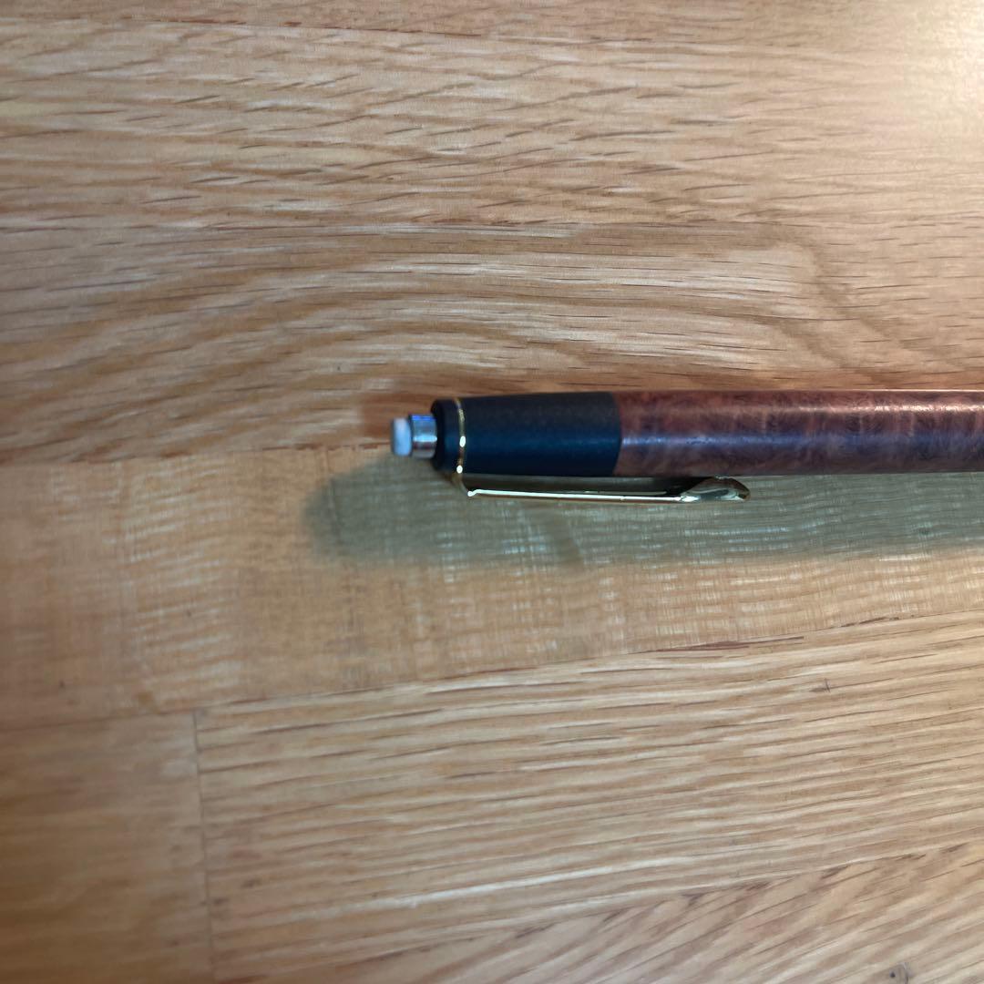 花梨 瘤　シャーペン 0.5 真鍮 木製 ボナンペン
