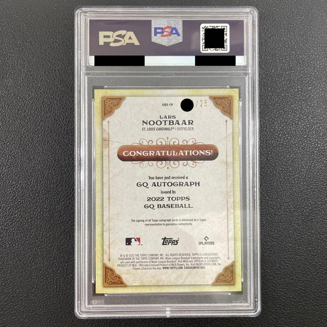 【PSA10】LARS NOOTBAAR / 直筆サイン シリアル 25枚限定