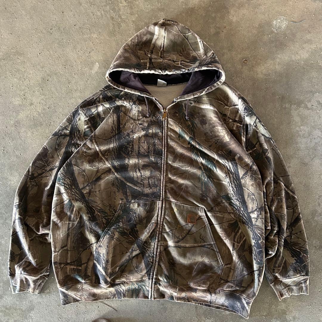 00s カーハート リアルツリー ジップパーカー メキシコ製 AKIMBO