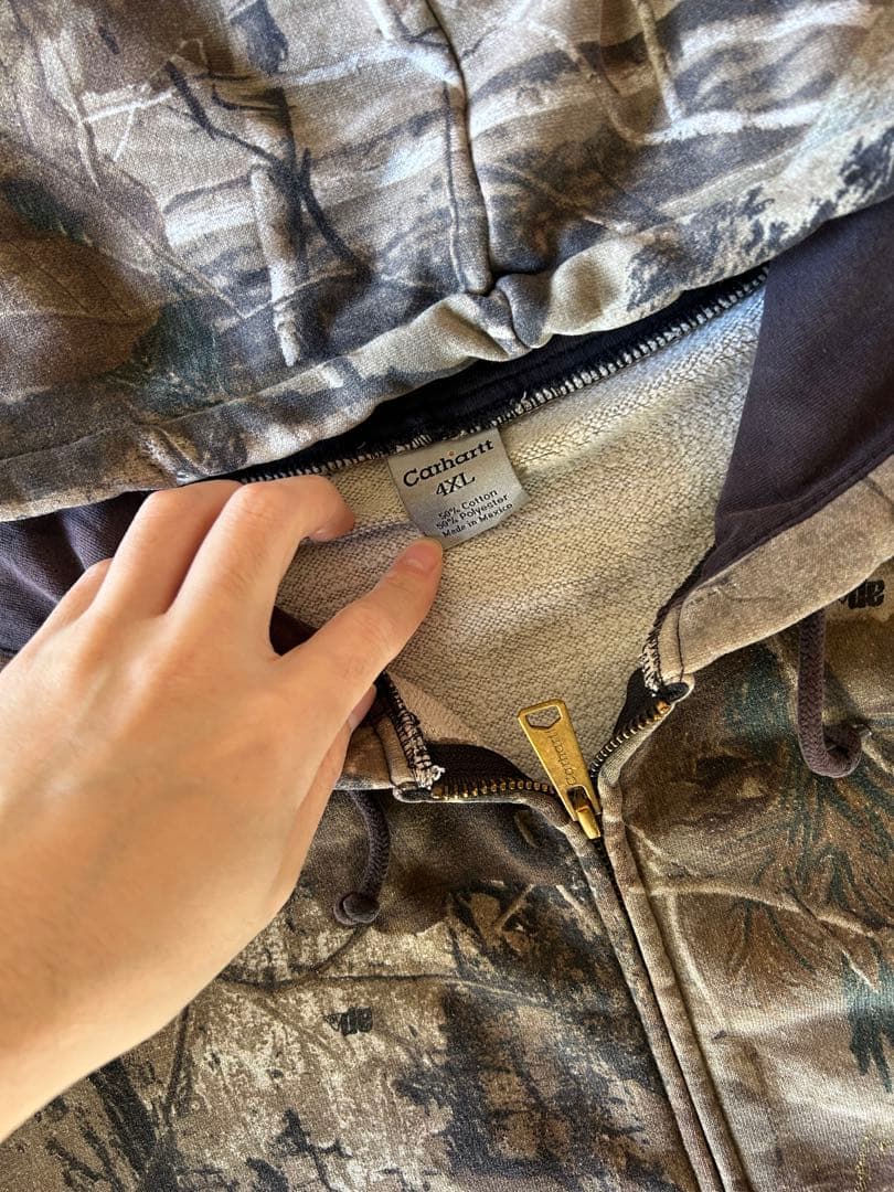 00s カーハート リアルツリー ジップパーカー メキシコ製 AKIMBO