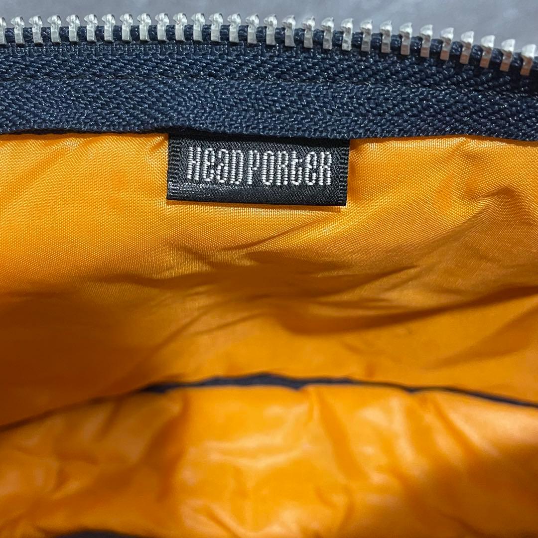 希少✨ ヘッドポーター TANKER アクセサリーポーチ ハンドバッグ ネイビー