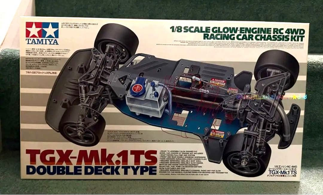 値下げ中☆タミヤ◇TGX-Mk.1 TS ダブルデッキ仕様 1/8 エンジンRC