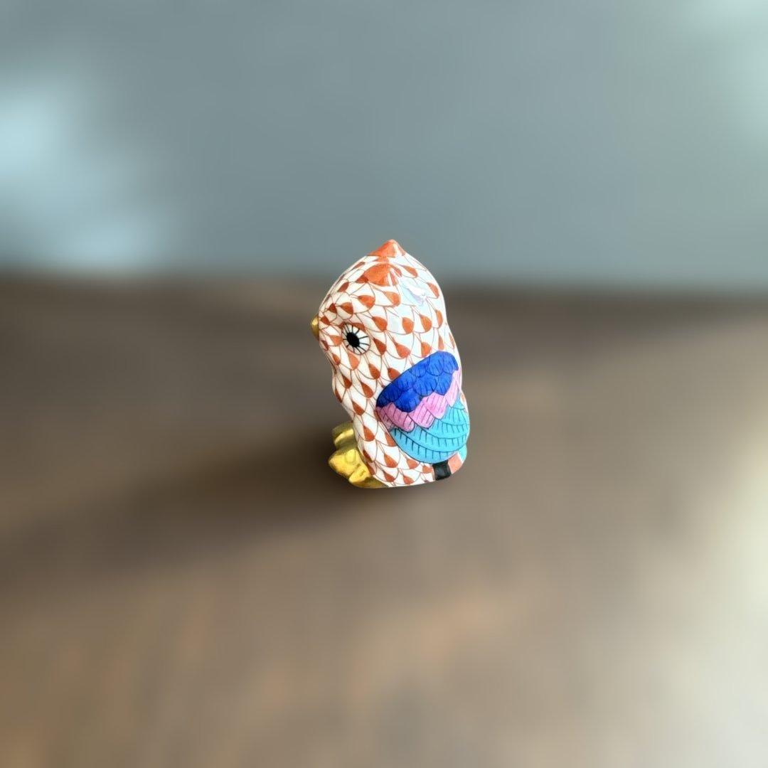 Herend 幾何学模様の陶器製鳥置物 - メルカリ