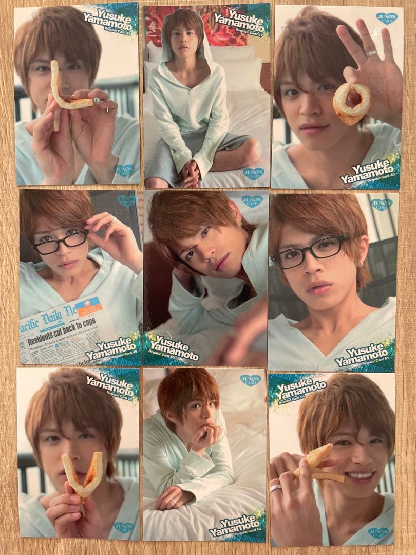 山本裕典 トレカカード9枚セット(裏表印刷) - メルカリ