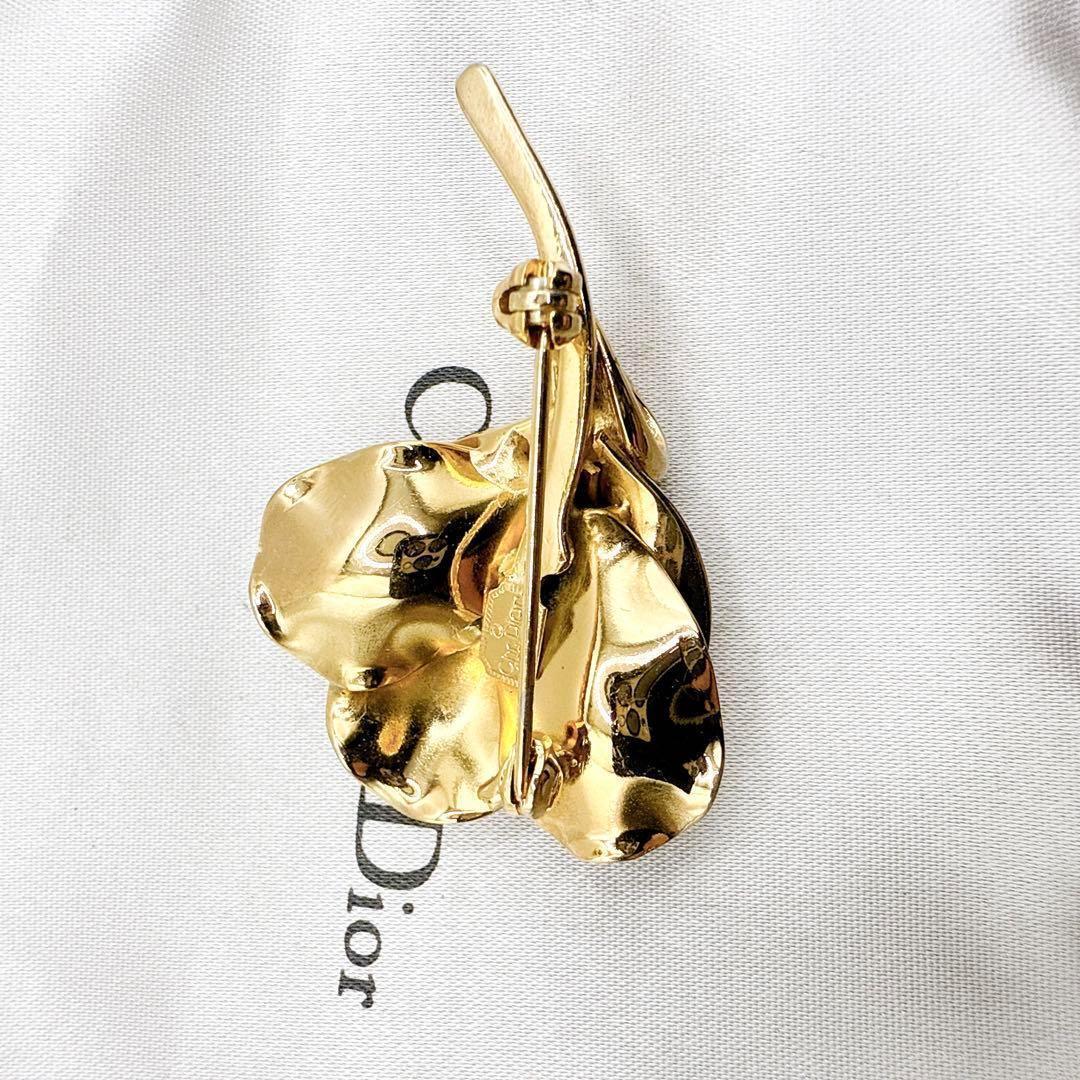 2575 Germany製✨Dior ブローチ CD ロゴ 希少 刻印 アクセサリー