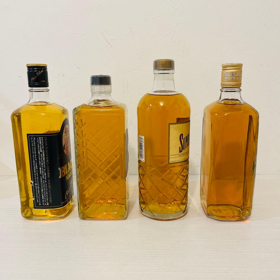 ニッカウイスキー 終売品 旧ボトル 4本 古酒 NIKKA 竹鶴 余市 - メルカリ