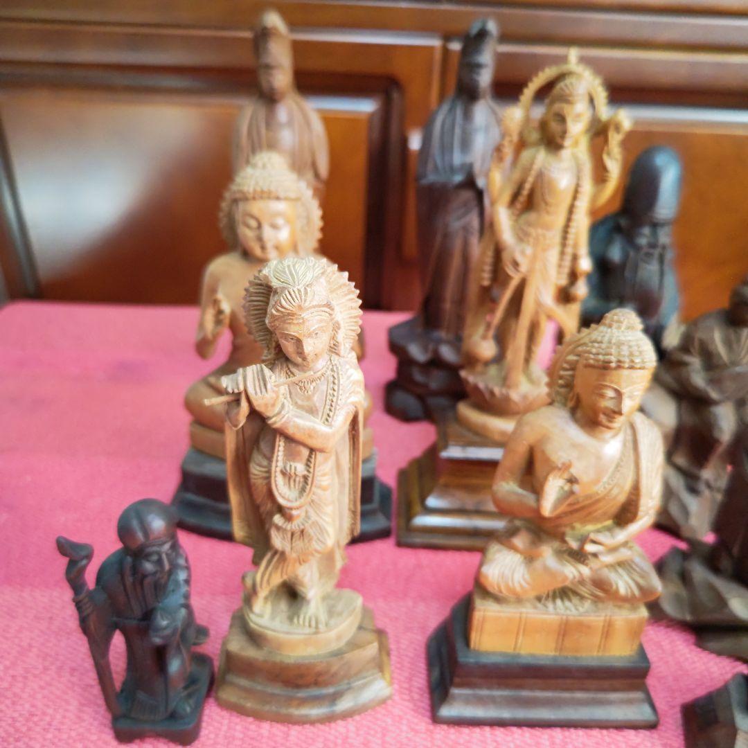 長期保管品】 木彫仏像 如意 アンティーク 古材 年代物 当時物 2026年