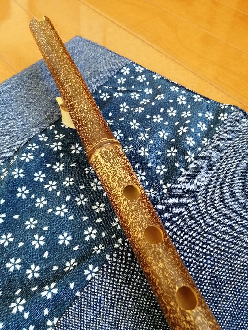 希望のケーナF管.細身(黒竹)