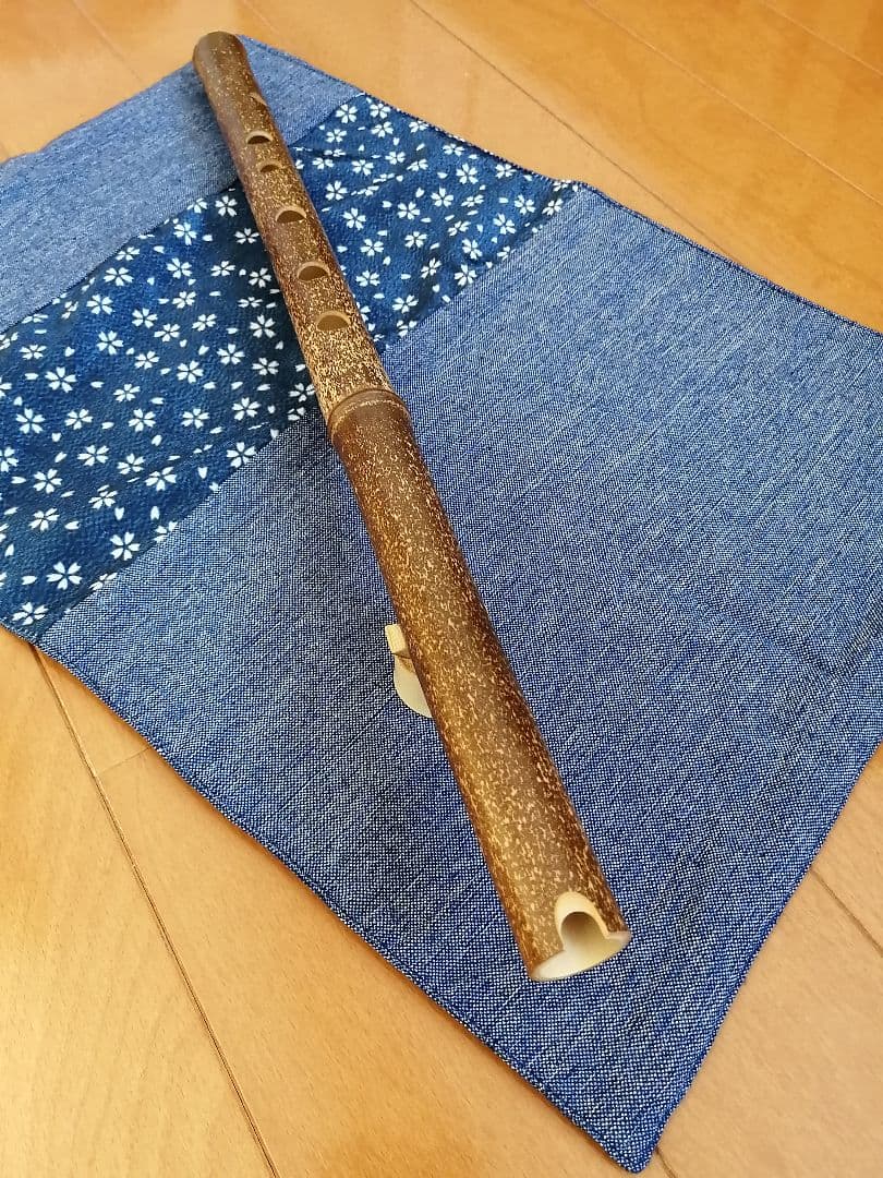 希望のケーナF管.細身(黒竹)