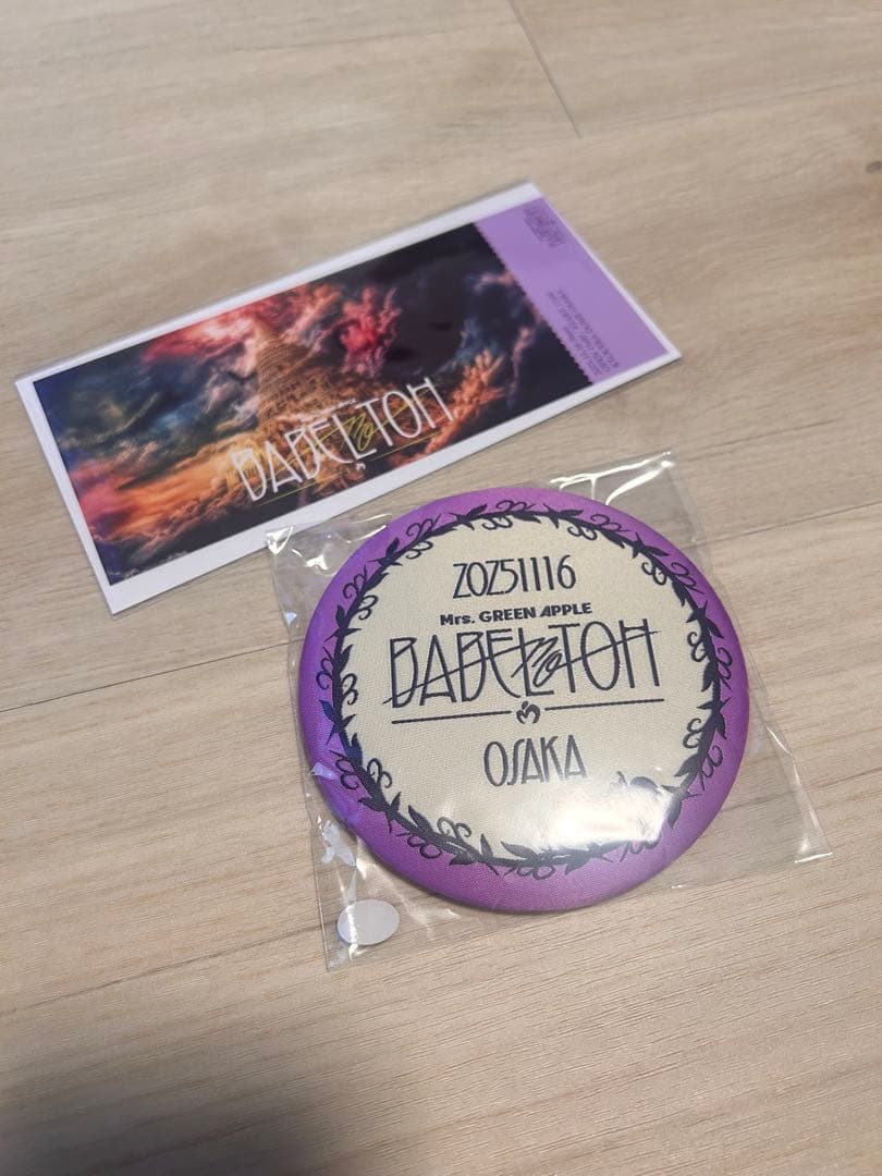 Mrs. GREEN APPLE トートバッグ 特典 FJORD クリアトートバッグ – Mrs