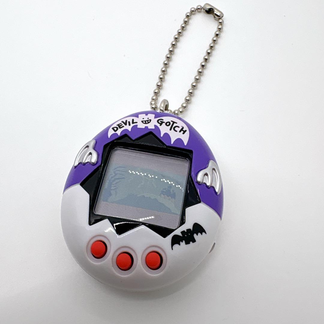 デビルっちのたまごっち パープル ホワイト ツートン 紫 白 未使用品