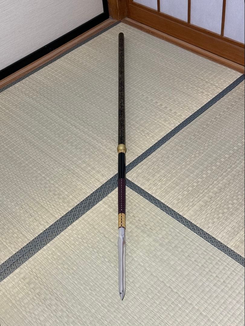 槍　やり　3本継　模造刀　模擬刀　美術刀　舞踊　大衆演劇　芝居