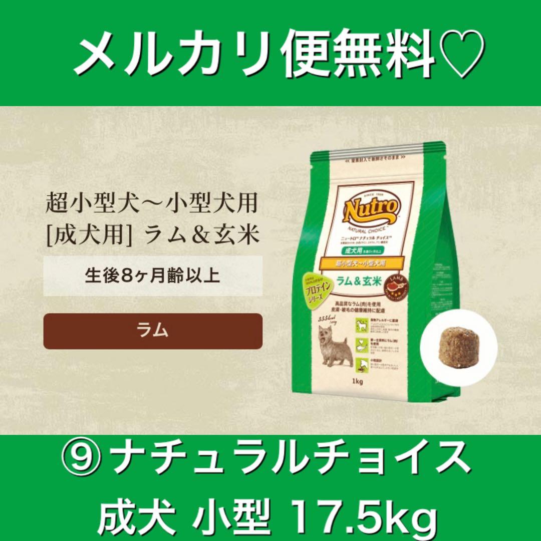 メルカリ便無料♡⑨ナチュラルチョイス 成犬 小型 ラム 17.5kg ニュートロ