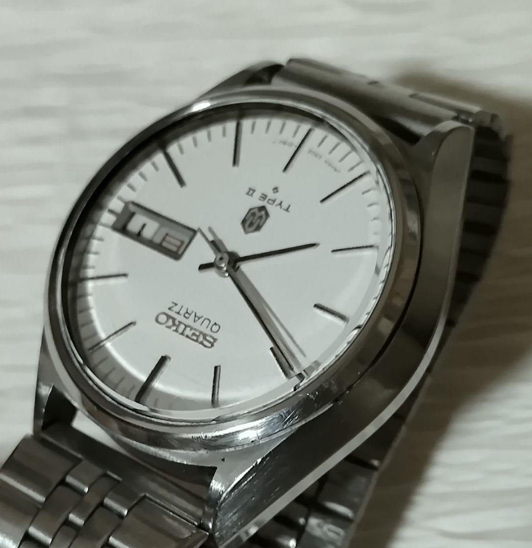 【電池交換済動作品】SEIKO セイコー TYPE II タイプ2 クォーツ式